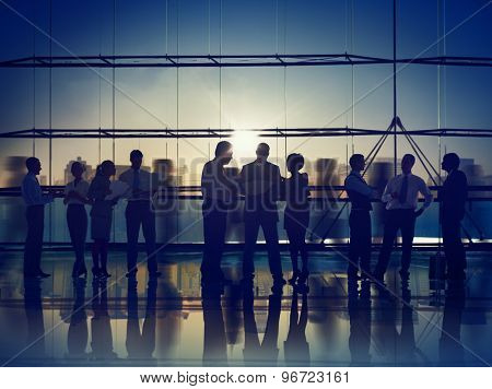 Business People Corporate Meeting Communication Working Office Concept