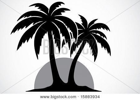 Vektor Palm Tree