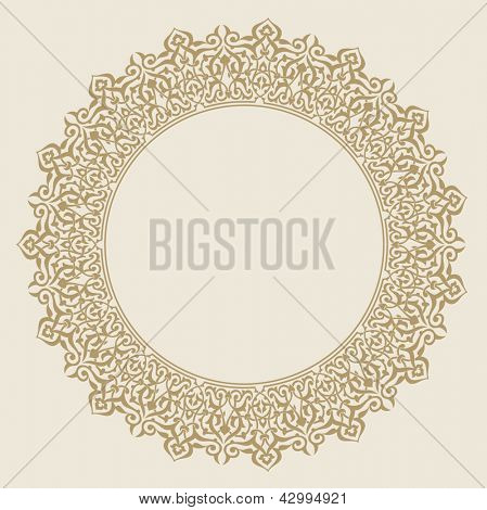 Arabic design- circular border