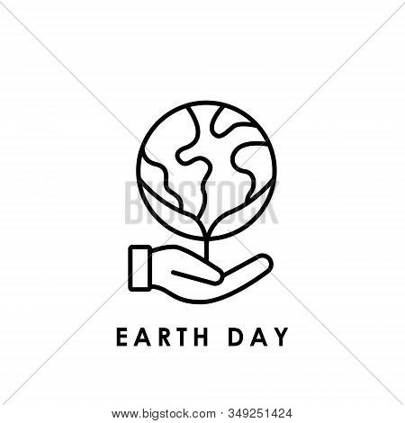 Earth. Earth environment icon. Earth day icon. Earth day vector. Earth day icon vector. Earth day logo. Earth day symbol. Earth icon isolated on white background. Earth day icon sign for logo, web, app, UI. Earth icon flat vector illustration.