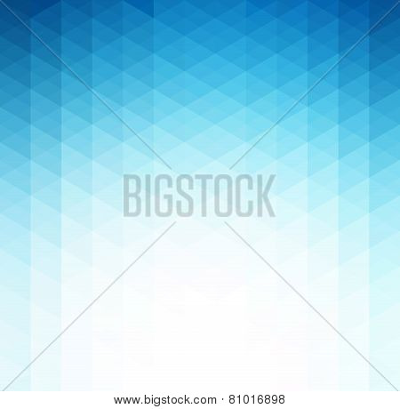 Abstract blue geometric technology background