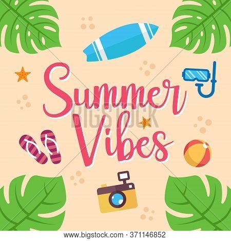 Summer. Summer vector. Summer holiday vector. Summer vector background. Summer vector illustration. Summer holiday design. Summer time. Summer Day vector. Summer Season vector illustration for banner, poster, invitation, party design template.