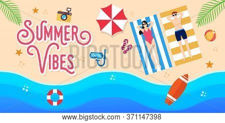 Summer. Summer vector. Summer holiday vector. Summer vector background. Summer vector illustration. Summer holiday design. Summer time. Summer Day vector. Summer Season vector illustration for banner, poster, invitation, party design template.