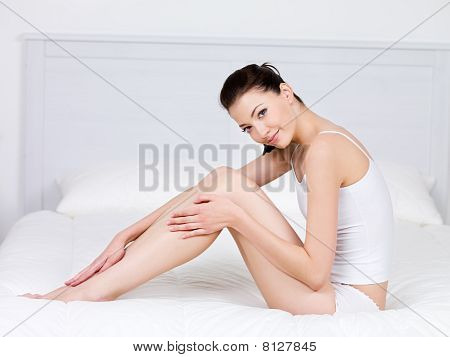 Perfection Of Woman With Beautiful Legs