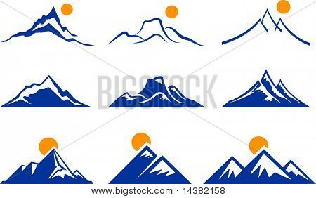  	mountains icons