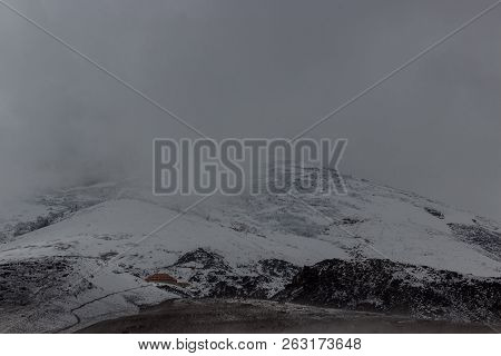 View On The Strato Vulcano Cotopaxi, Ecuador