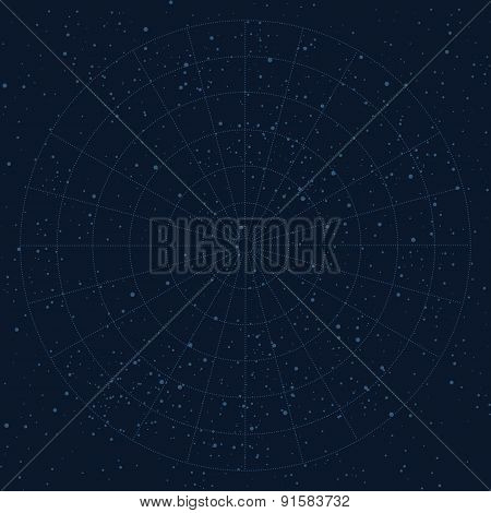 Vector sky map background