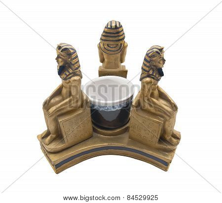 Pharaohs statuette.