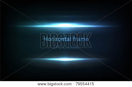 EPS10 vector horizontal frame