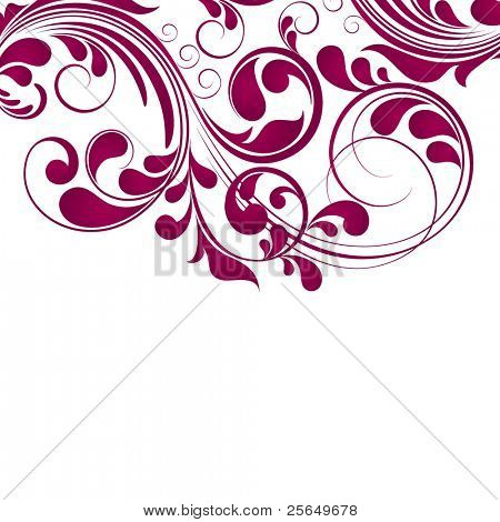 Abstract floral background.