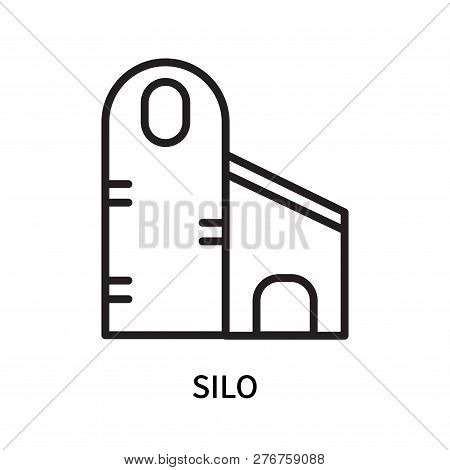 Silo Icon Isolated On White Background. Silo Icon Simple Sign. Silo Icon Trendy And Modern Symbol Fo