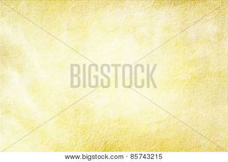 Yellow Grunge Wall For Texture Background