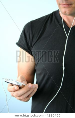 Man music player