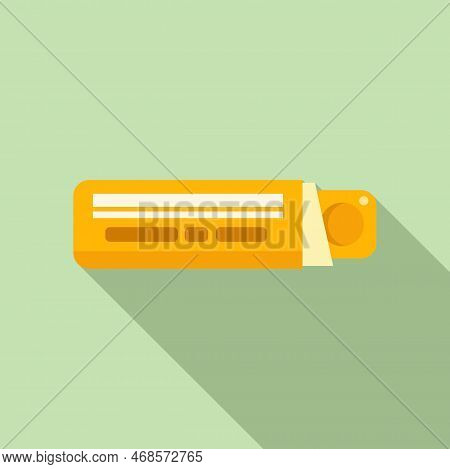 Medical Drops Icon Flat Vector. Sore Remedy. Candy Drop