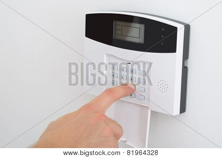 Finger Setting Security Alarm