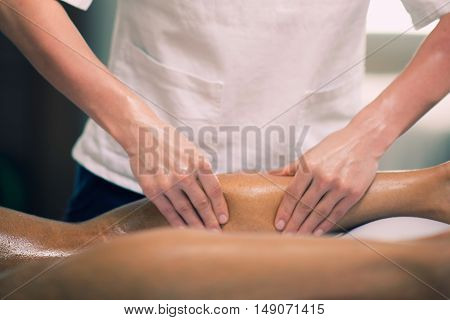 Sports Massage - Massaging Legs