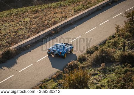 Col De San Colombano, Corsica, France - 8th October 2020: Michel Branca & Gerald Forns Compete In Th