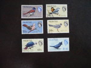 Stamps - Mauritius - Scott# 279,282,284-286,290 - Used Part Set of 6 Stamps