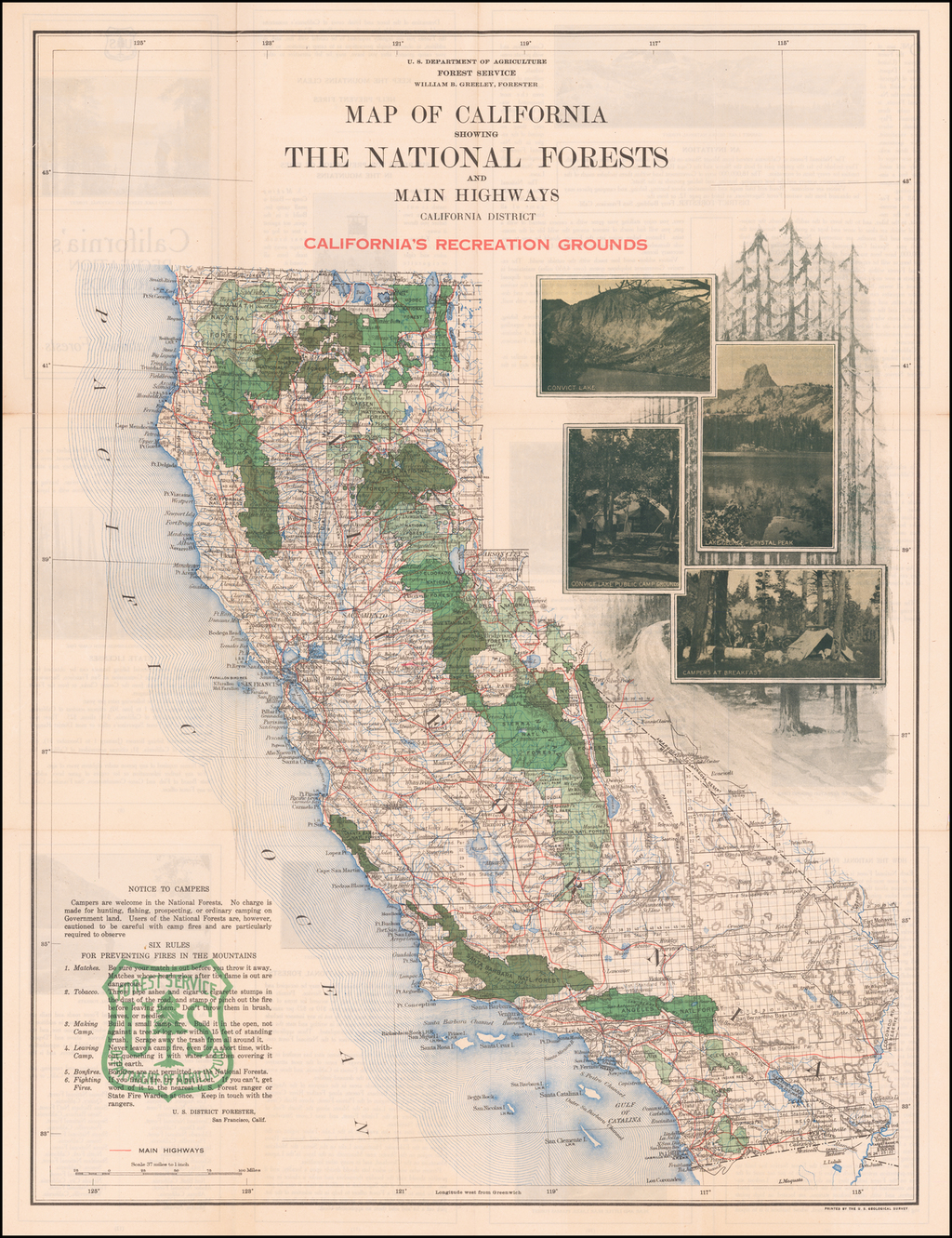 Map Of California National Forests - Park Houston Map