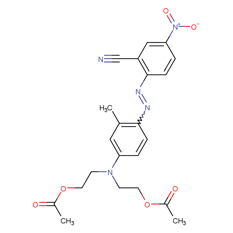 2-[[4-[(2-cyano-3-nitrophenyl)azo]-m-tolyl](2-acetoxyethyl)amino]ethyl ...