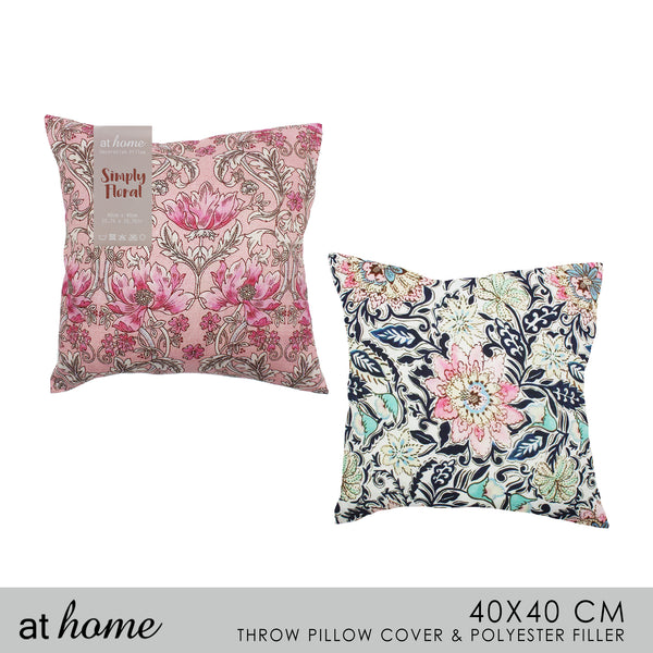 Rue Paisley Throw Pillow w/ Pillow Case