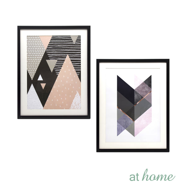 Peach Abstract Wall Frame