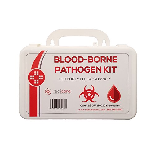 Bloodborne Pathogen/Body Fluids Cleanup Kit w/Fluid Solidifier ...