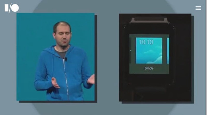 Google IO 展示 Android Wear 概念，並宣布包括 LG 、三星與 Moto 的終端即日起陸續推出