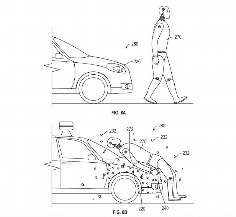 自駕車萬一撞到人怎麼解 Google想辦法把人黏在汽車前方