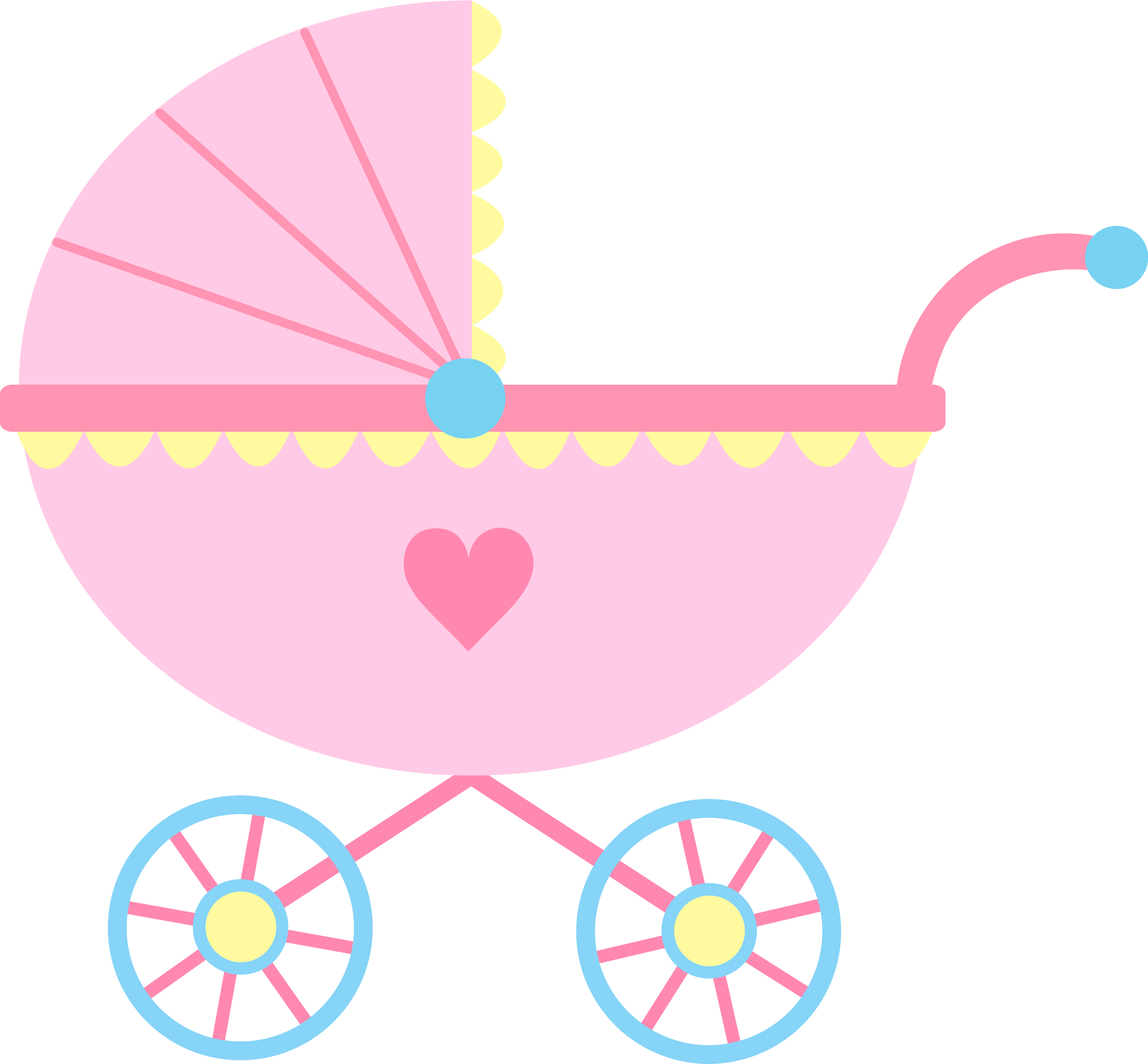 Download Baby Carriage Clipart Background - Alade