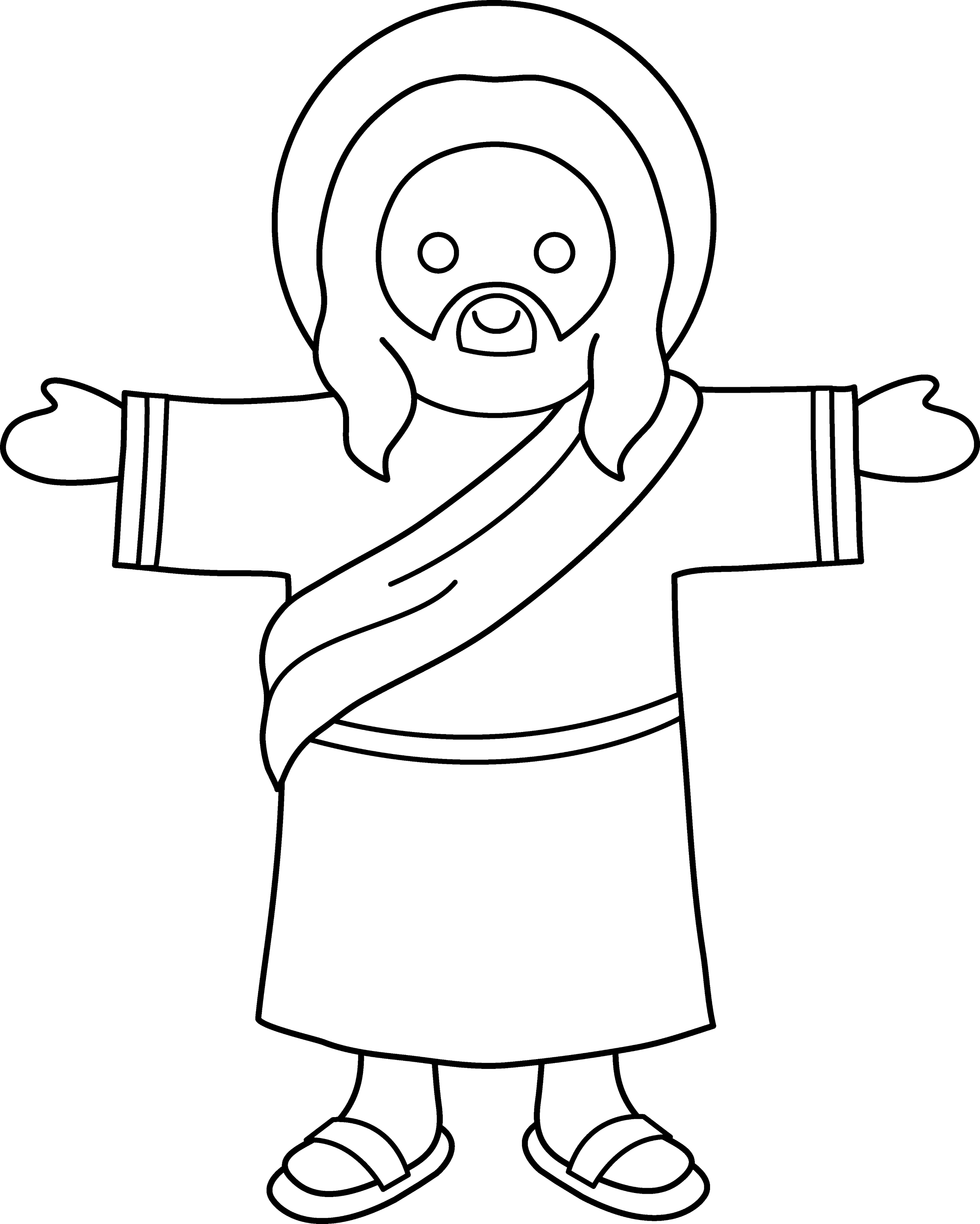 Jesus Coloring Pages Free Printable