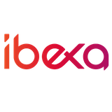 Logo of the Ibexa DXP project, which uses Symfony components