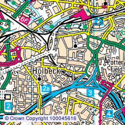 1:50,000 Modern Day Landranger(TM) Map © Crown Copyright