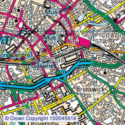 1:50,000 Modern Day Landranger(TM) Map © Crown Copyright