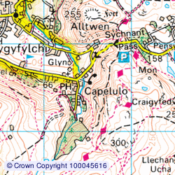 1:50,000 Modern Day Landranger(TM) Map © Crown Copyright