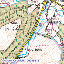 1:50,000 Modern Day Landranger(TM) Map © Crown Copyright