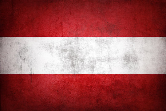 Grunge Austria flag