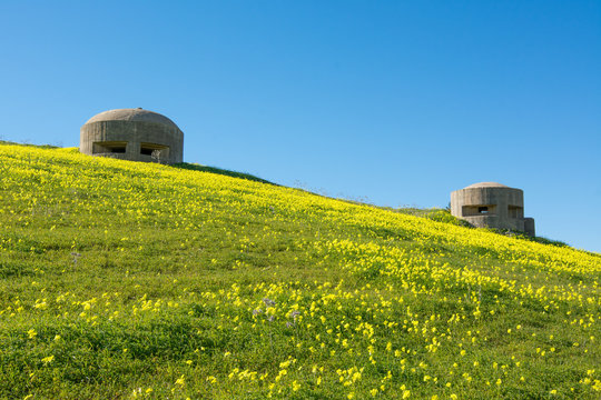 German bunker in Sicily, near Gela