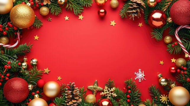 Background of Christmas and New Year holidays