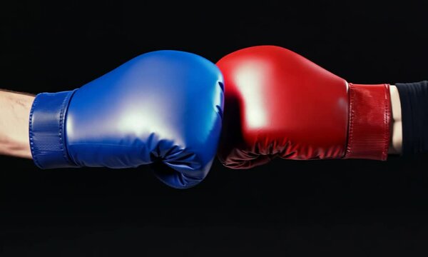 Boxing Gloves Clash