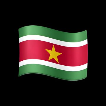 Flag of Suriname Illustration
