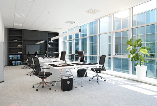 modern office interior.