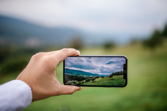 NOVA BANA, SLOVAKIA - SEPT 25, 2019: New Apple iPhone 11 Pro smartphone.