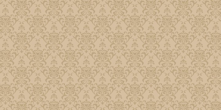 Seamless damask wallpaper