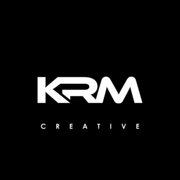 KRM Letter Initial Logo Design Template Vector Illustration