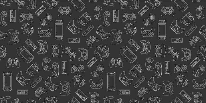 Gamepad Video game controller background