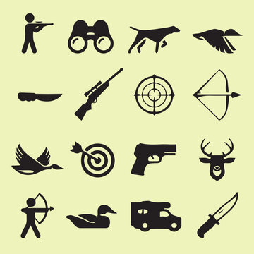 Set of hunting elements