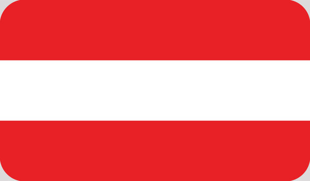 Austria flag. National flag of Austria vector