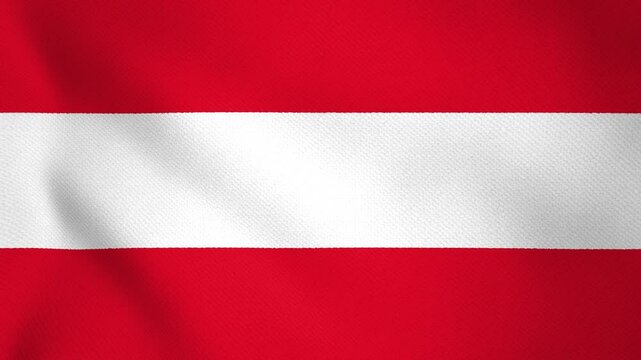 Austria flag waving animation. Austria flag waving animation for the background of the Austria national event, independence day, greeting, opening video 4k