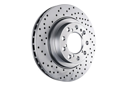 Photo of car brake isolated on transparent background